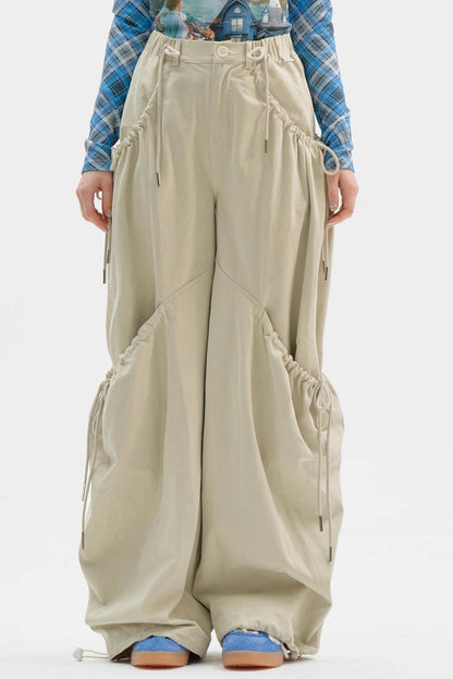Slim Fit High-Waisted Cargo Pants