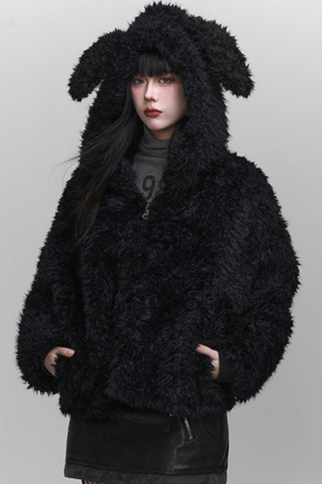 Subculture Bunny Ear Wool Coat