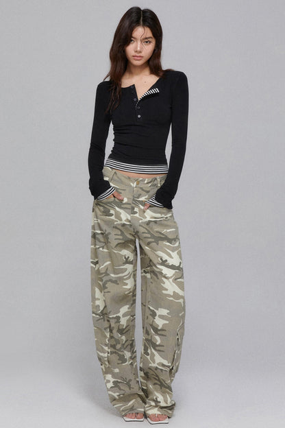 Unique Design Stripe T-Shirt