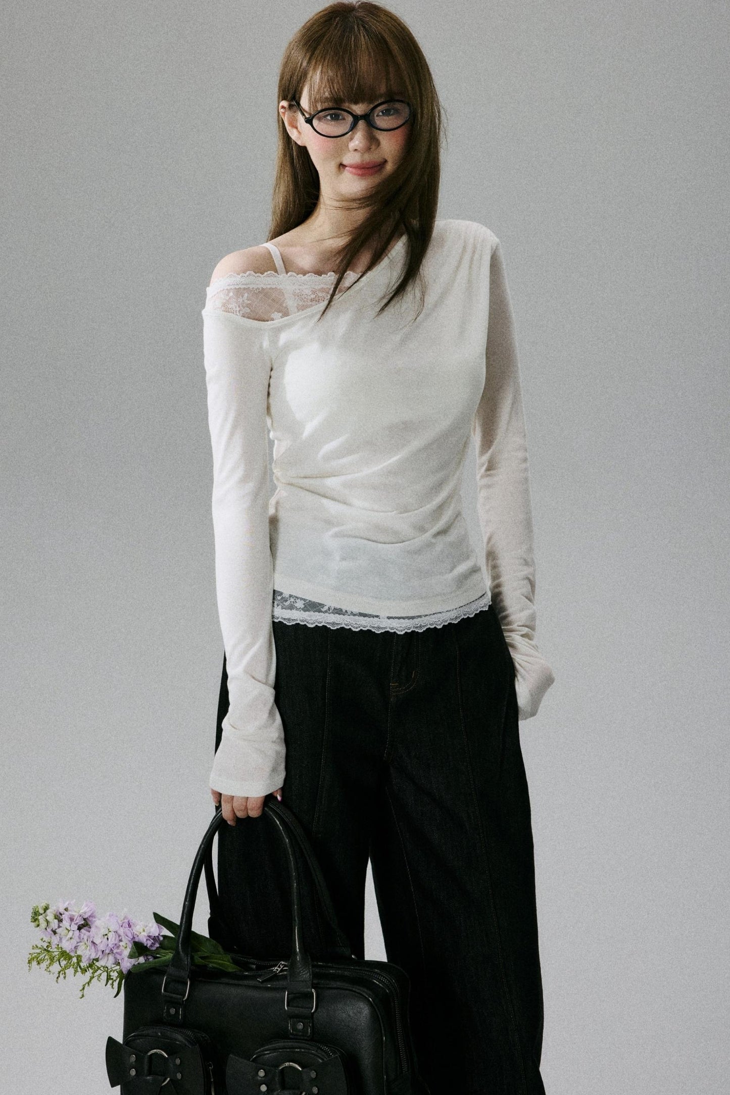 Elegant Sheer T-Shirt