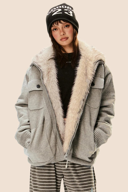 Versatile Furry Winter Jacket