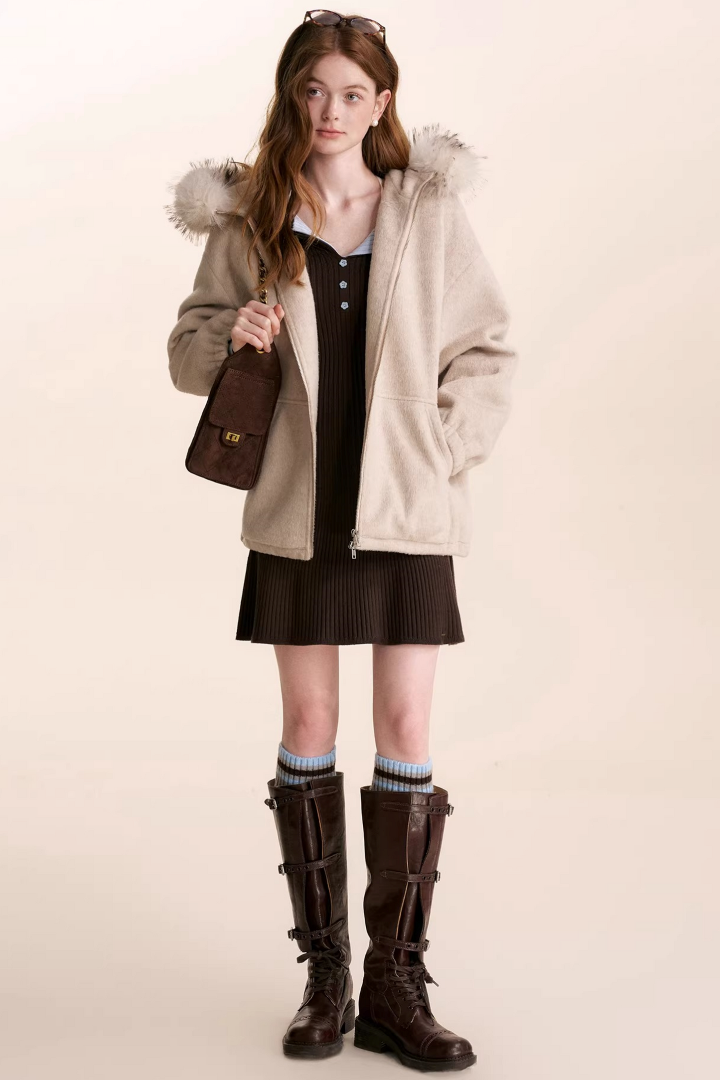 Romantic French Knitted Dress