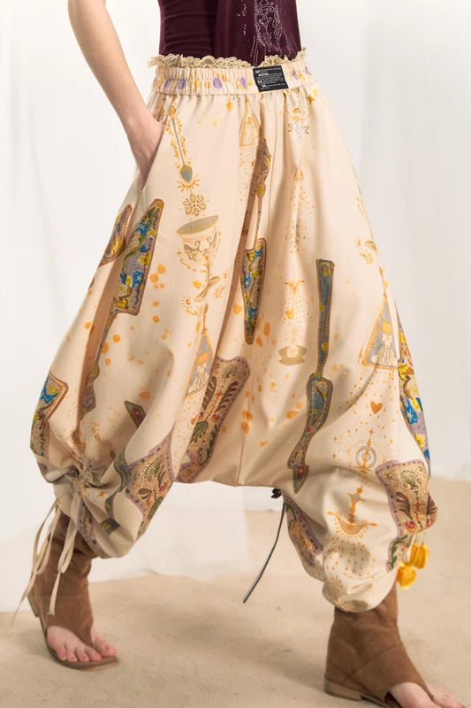 Exotic Lace Harem Pants