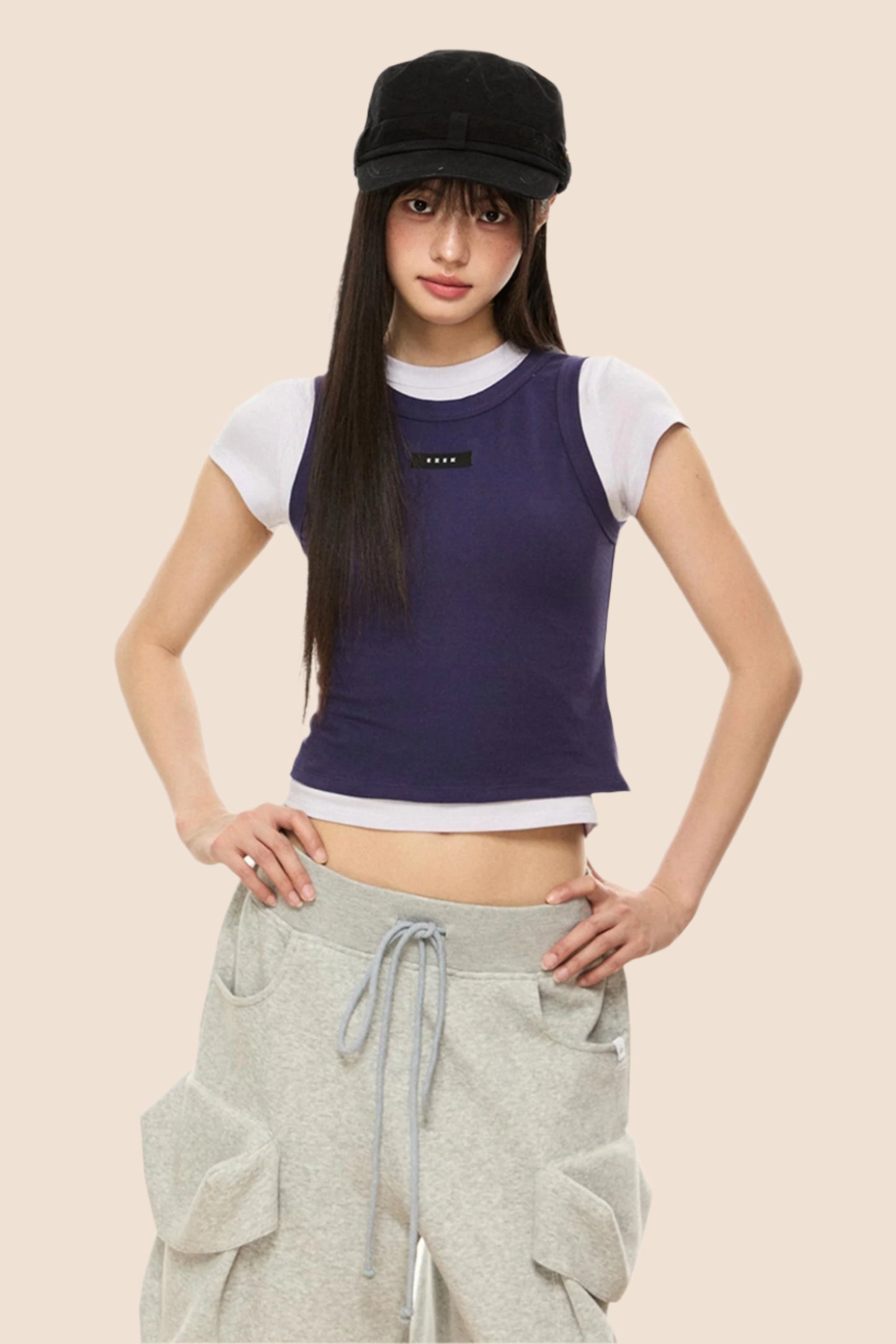 Colorblock T-Shirt Set