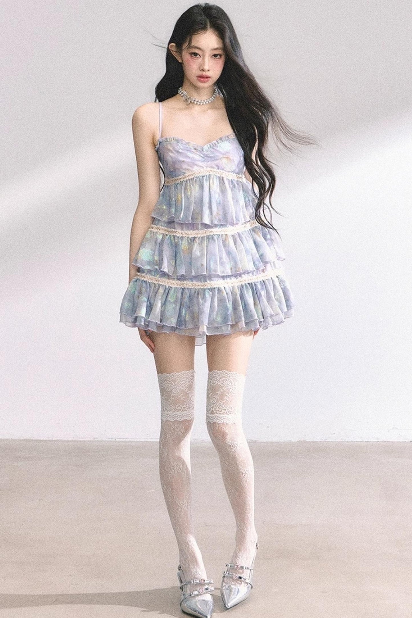 Halter Floral Elegance Dress