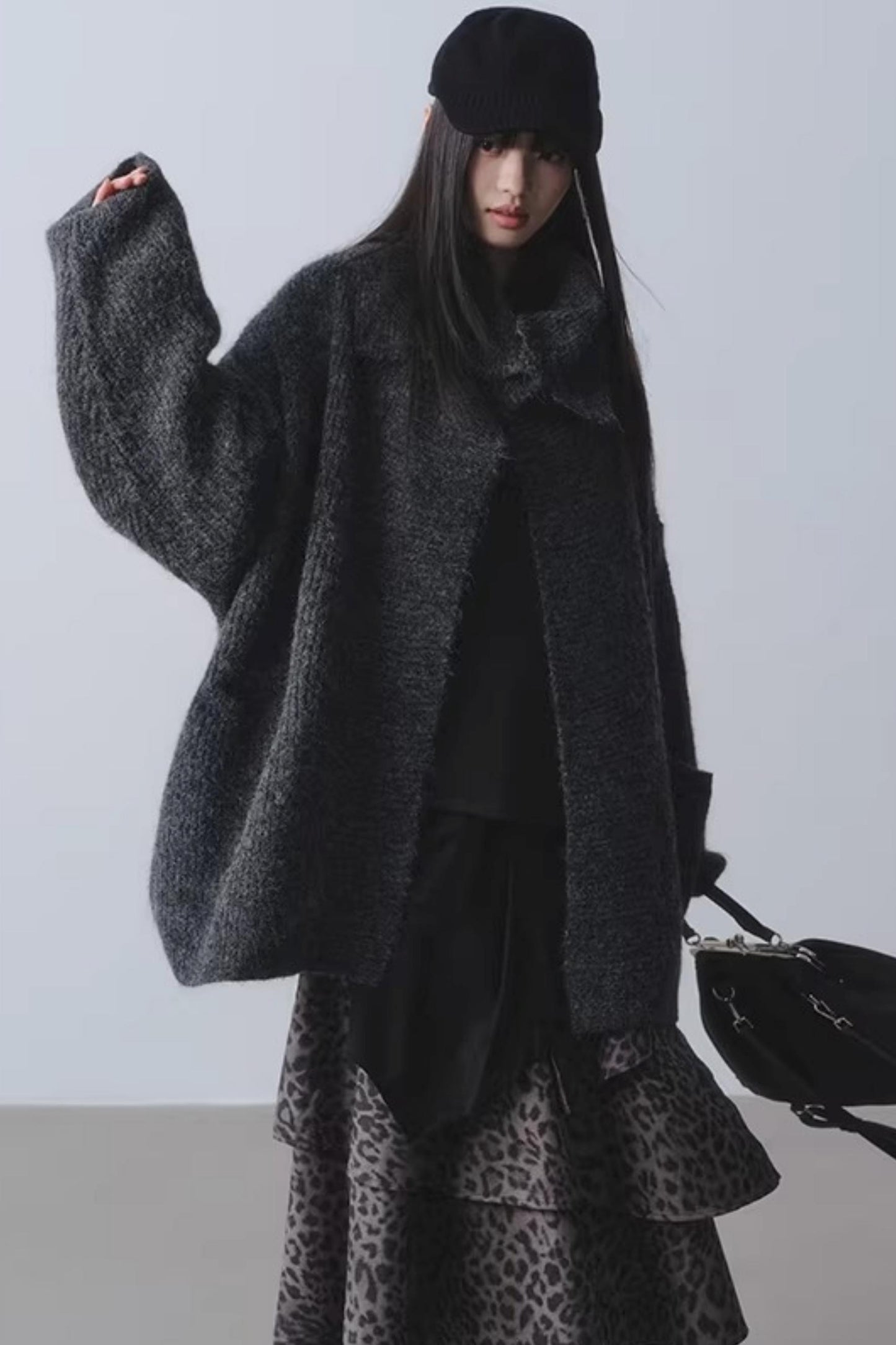 Winter Twilight Wool Cardigan