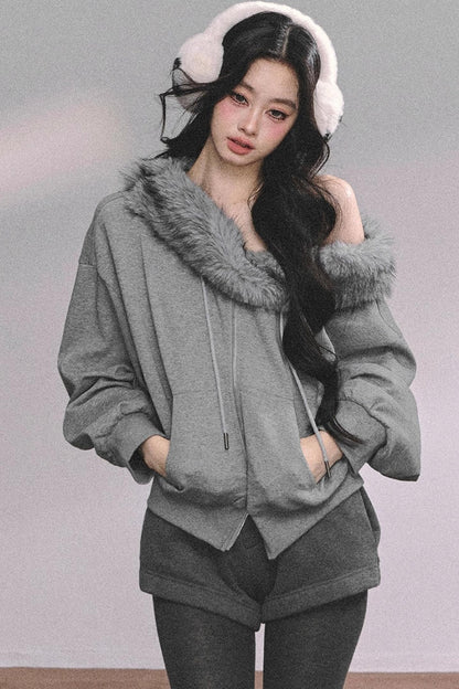 Nordic Winter Top Shorts Two-Piece Set-Up