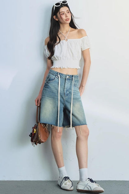 Asymmetrical Crop Top