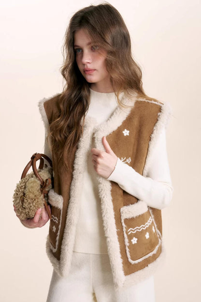 Shearling Lamb Wool Vest