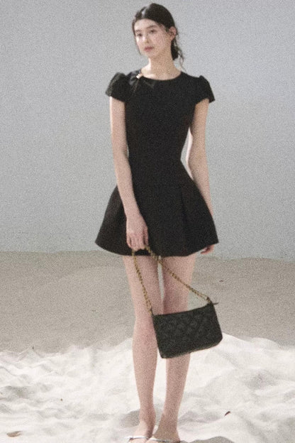 French Summer Puffy Dress