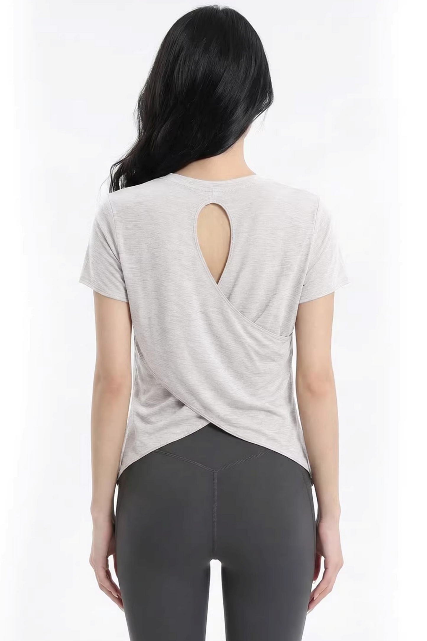 Top Yoga con Schiena Cut-Out