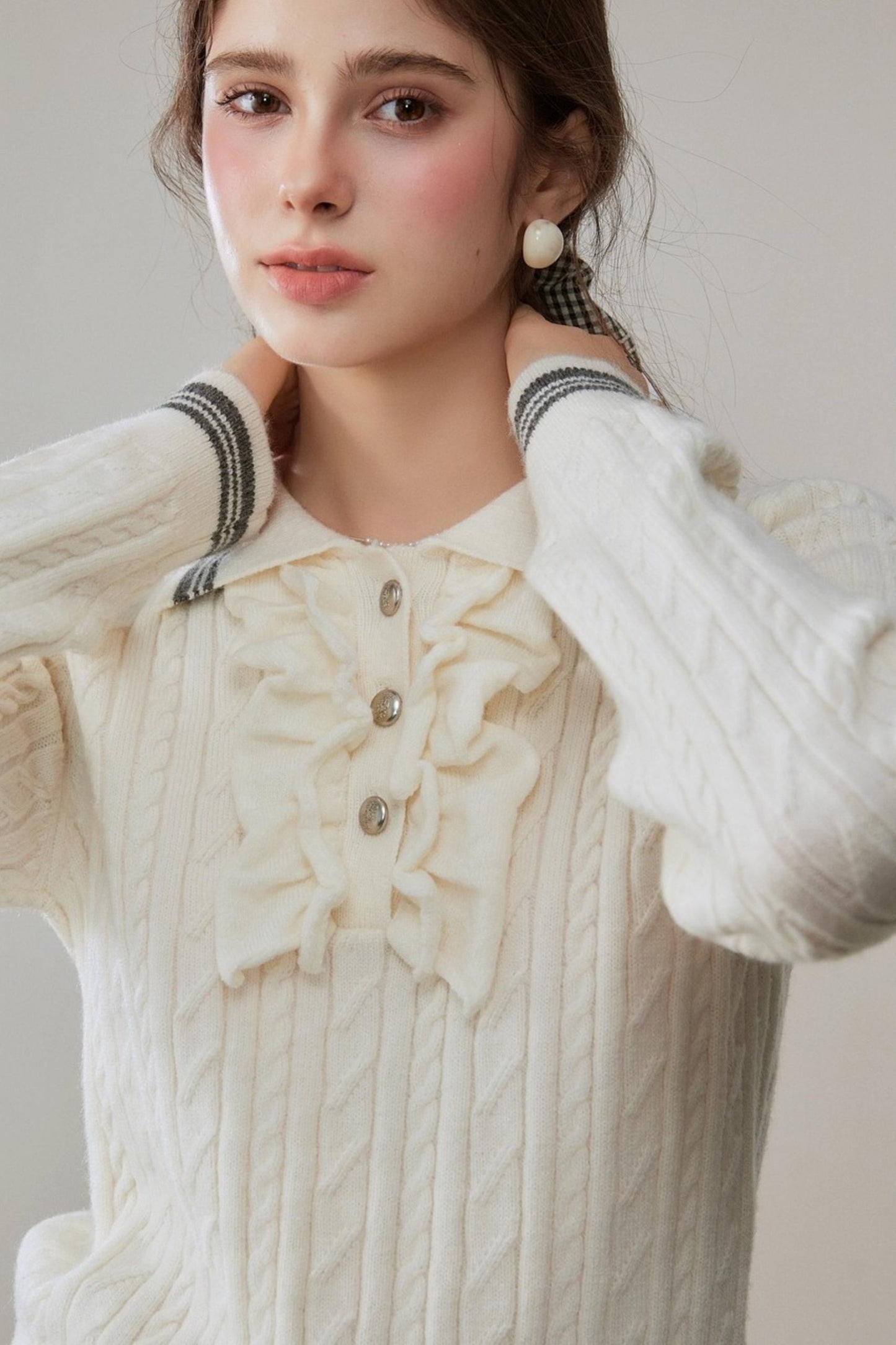 Lapel Winter Sweater