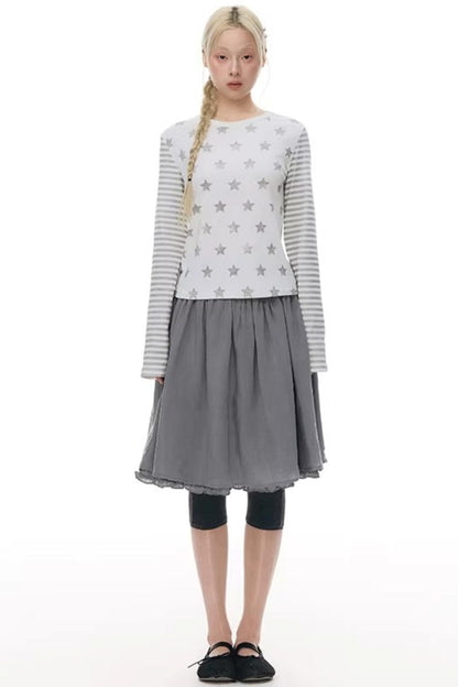 Star Stripe Slim Fit Top