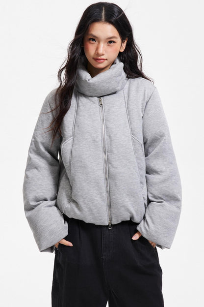 Gray White Duck Down Jacket