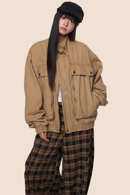 Autumn Vintage Cargo Jacket