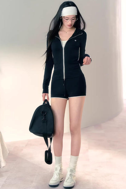 Retro Slimming Sports Suit Set-Up