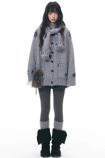 Patchwork Tweed Bootcut Shorts