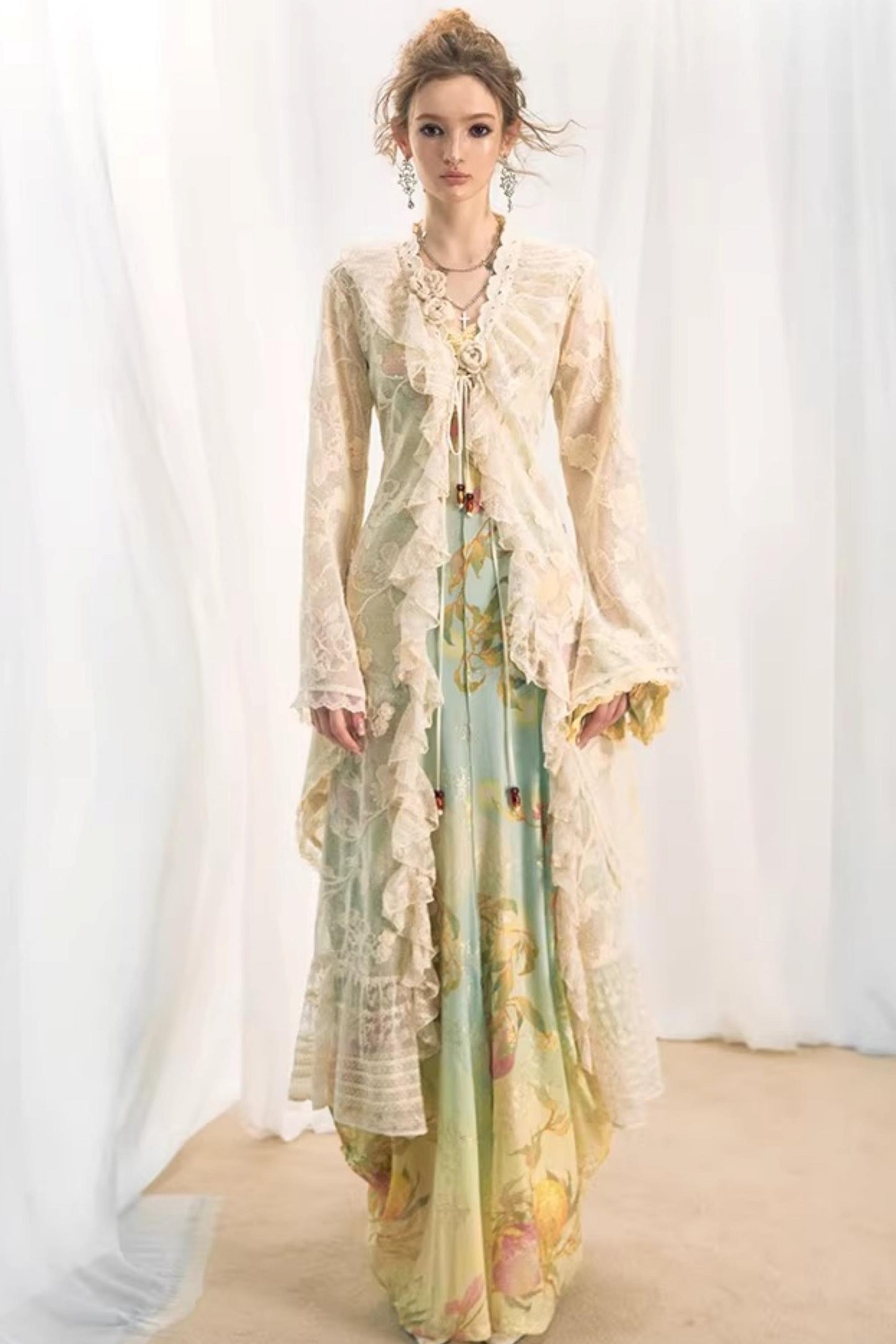 Spicy Girl Embroidered Knit Dress