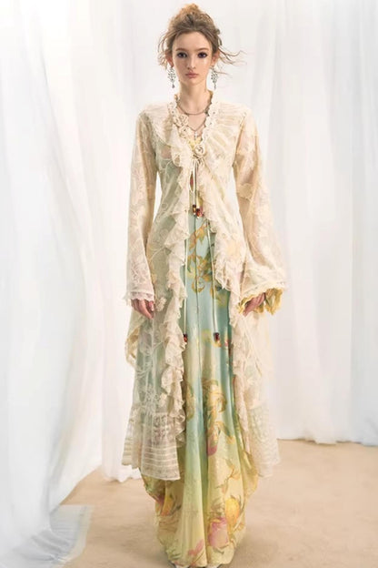 Spicy Girl Embroidered Knit Dress