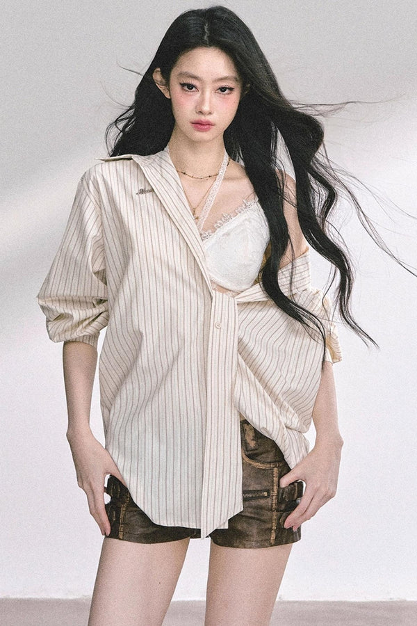 French Stripe Sunscreen Shirt