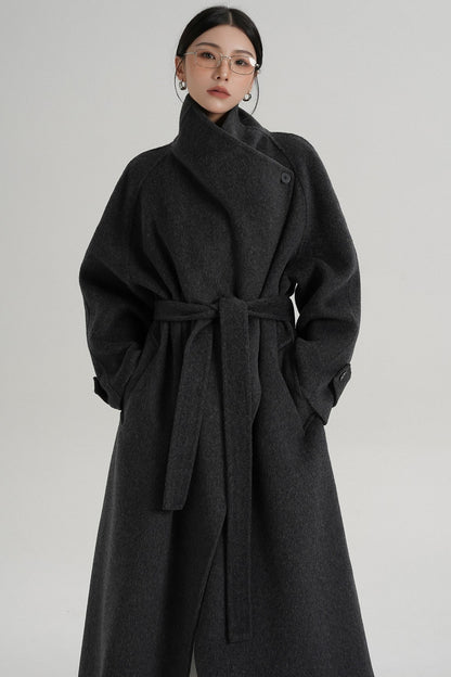 Luxurious Reversible Wool Coat