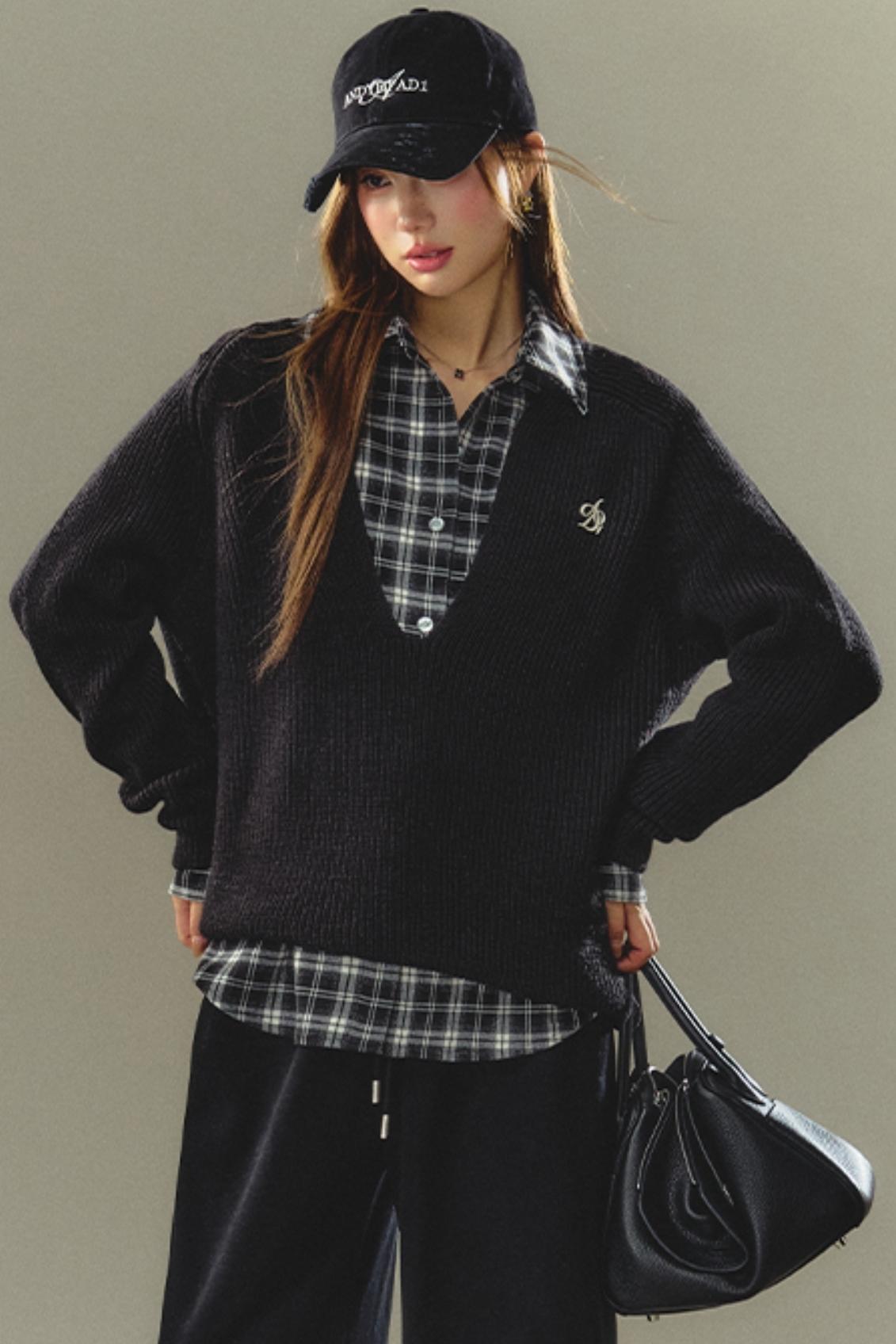 Vintage Check Long-Sleeve Shirt