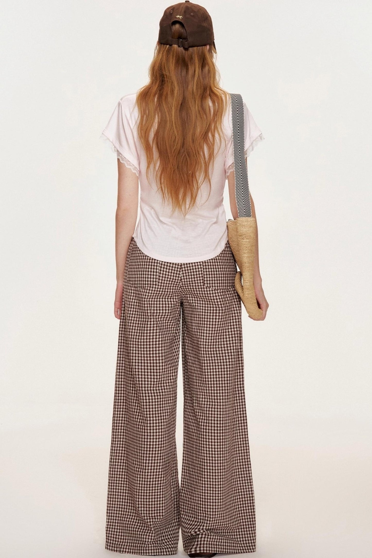 Floral Lace Shirring Short Sleeve T-Shirt