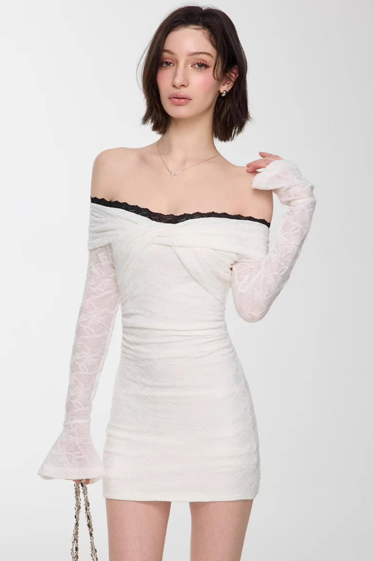 Spicy Twist One-Shoulder Dress