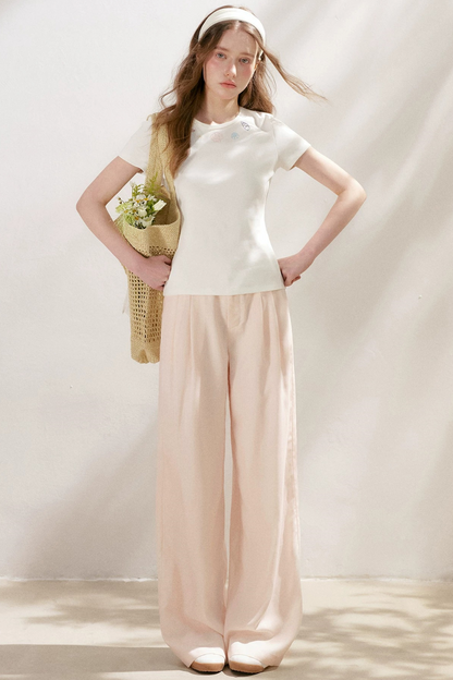 Organic Cotton Embroidered T-Shirt