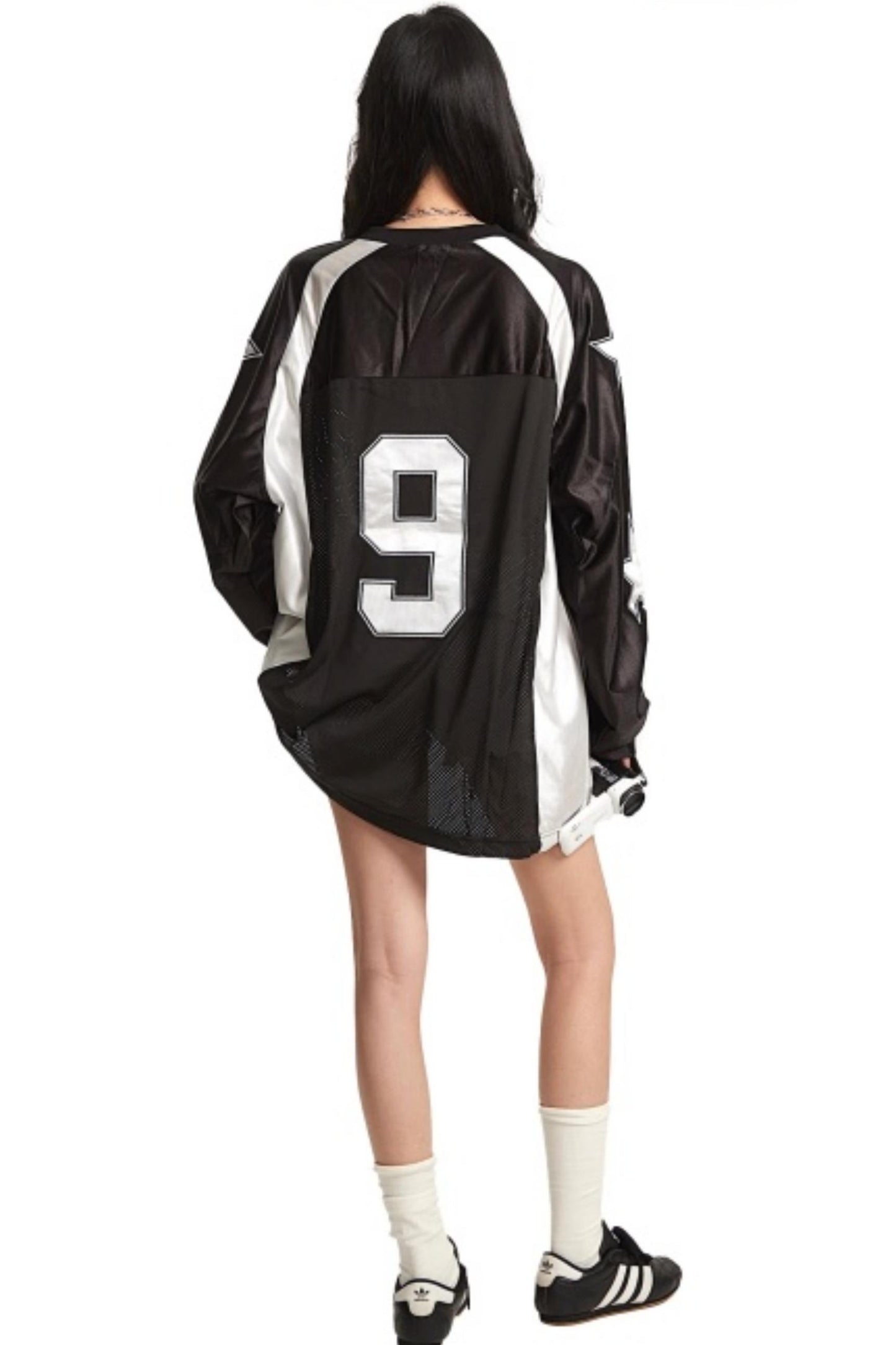 Retro Color-Blocked Jersey Top