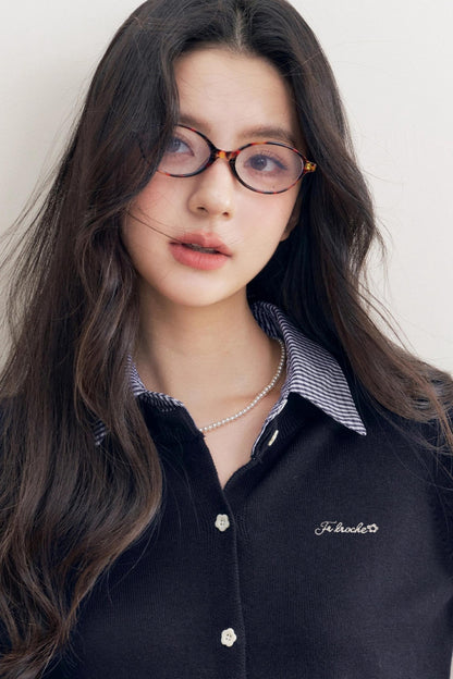 Elite Wool-Blend Plaid Cardigan Set-Up