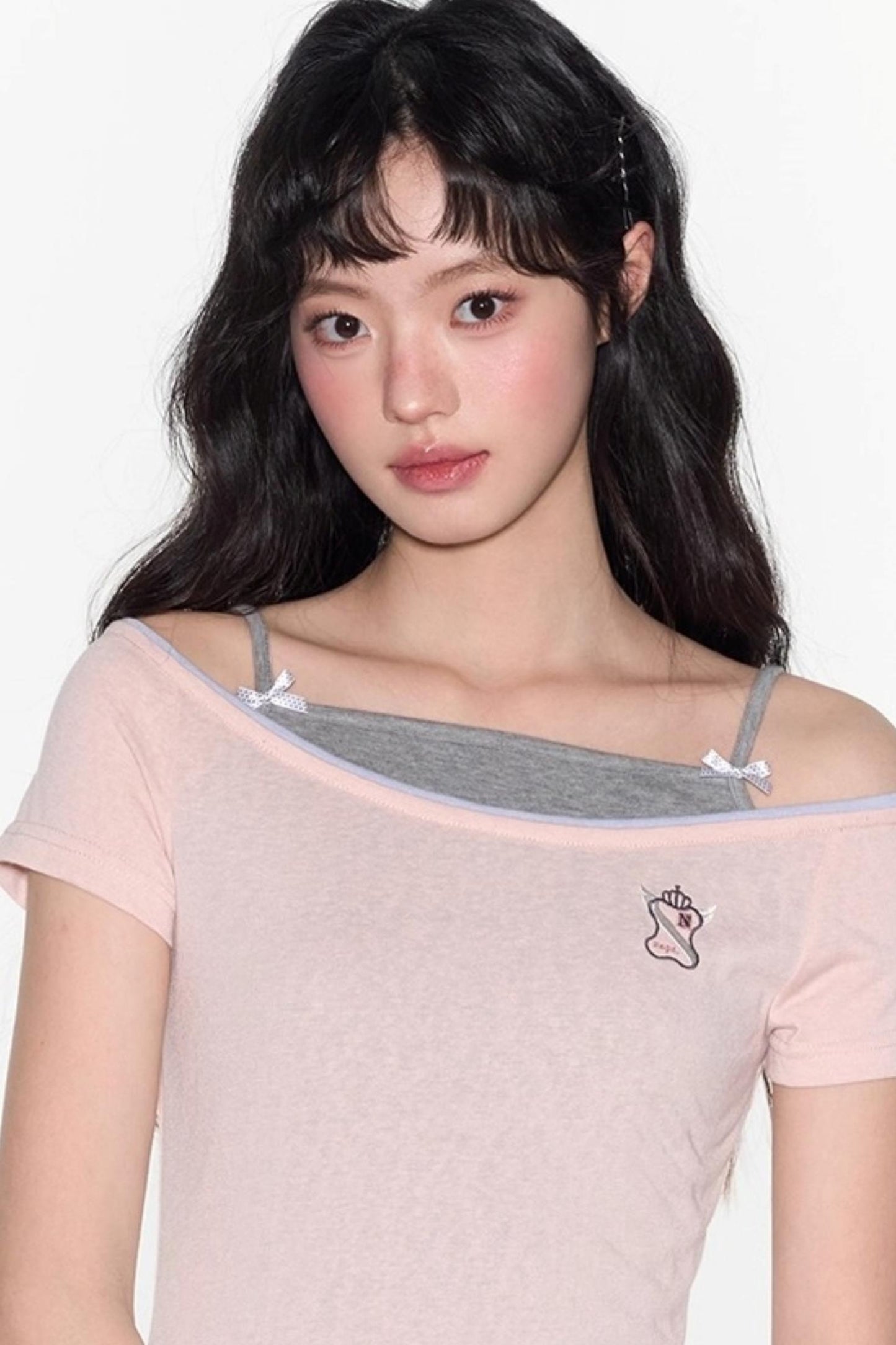 Nap Embroidery Short Sleeve T-Shirt