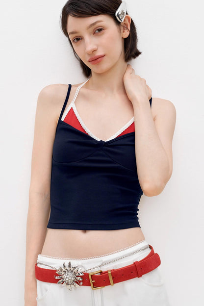 Summer Colorblock Twist Camisole