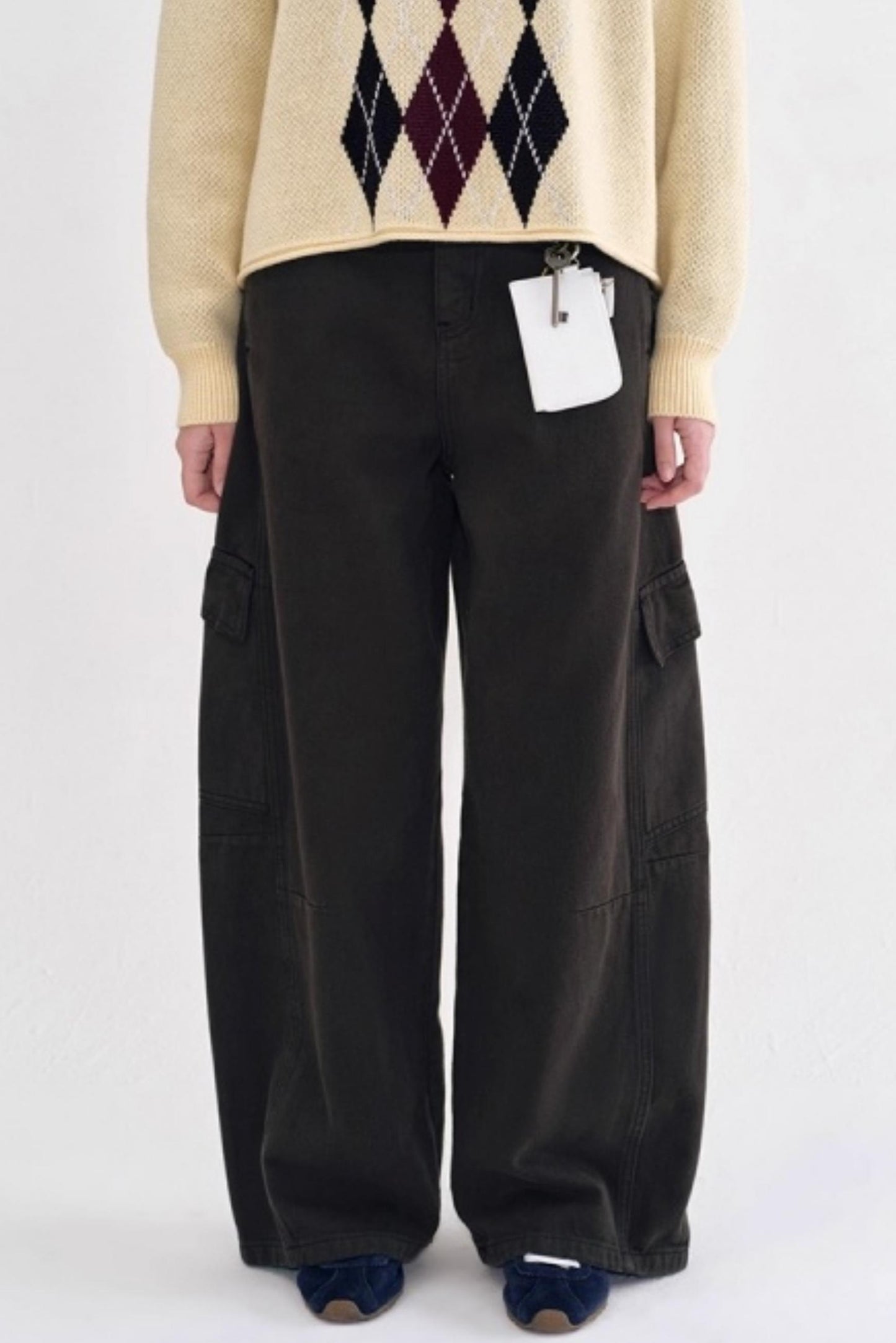 Architectural Silhouette Work Pants
