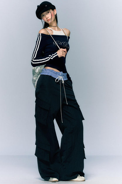 American Cargo Wide Leg Pants