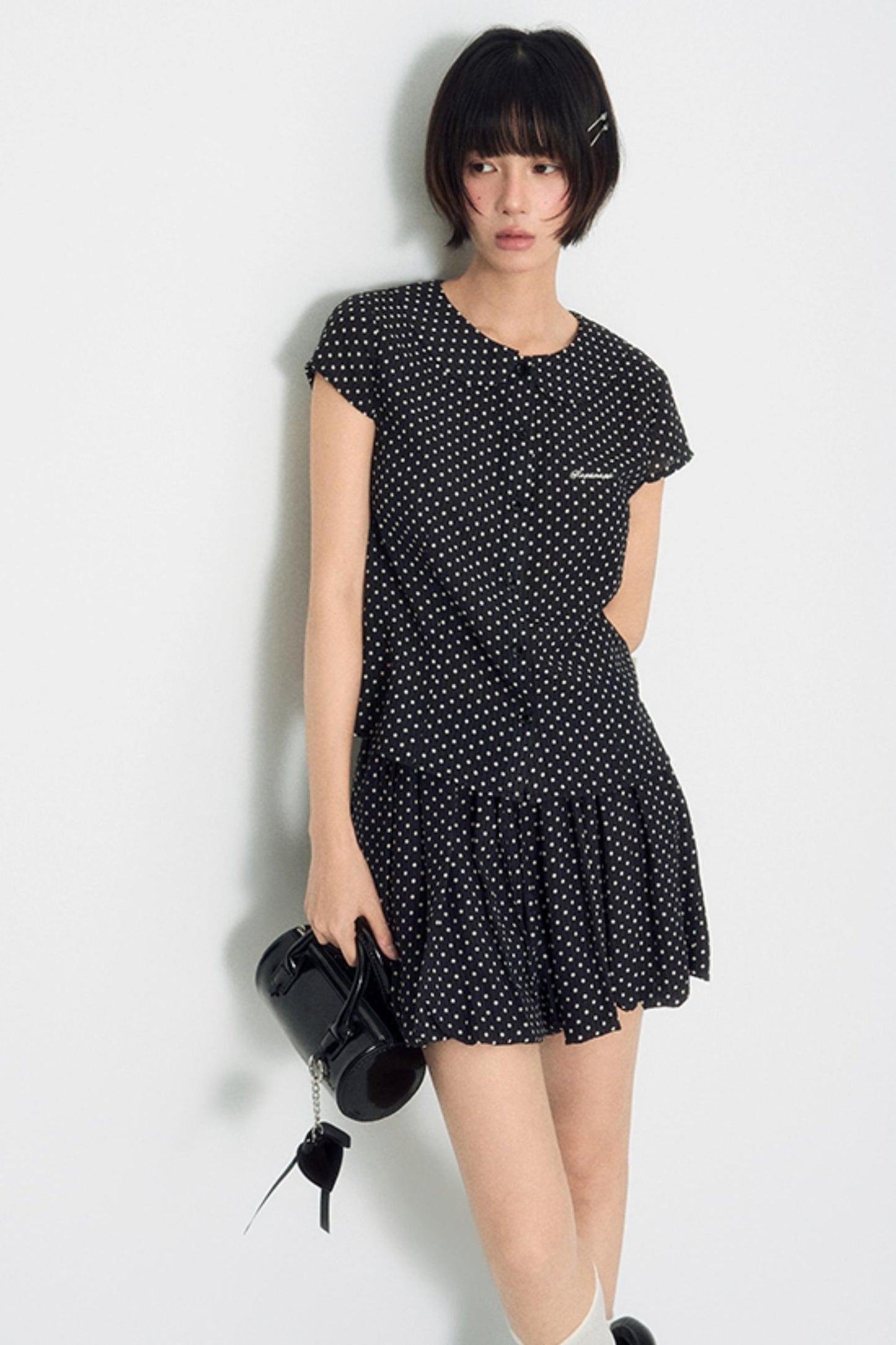 Nap Doll Collar Shirt Set-Up