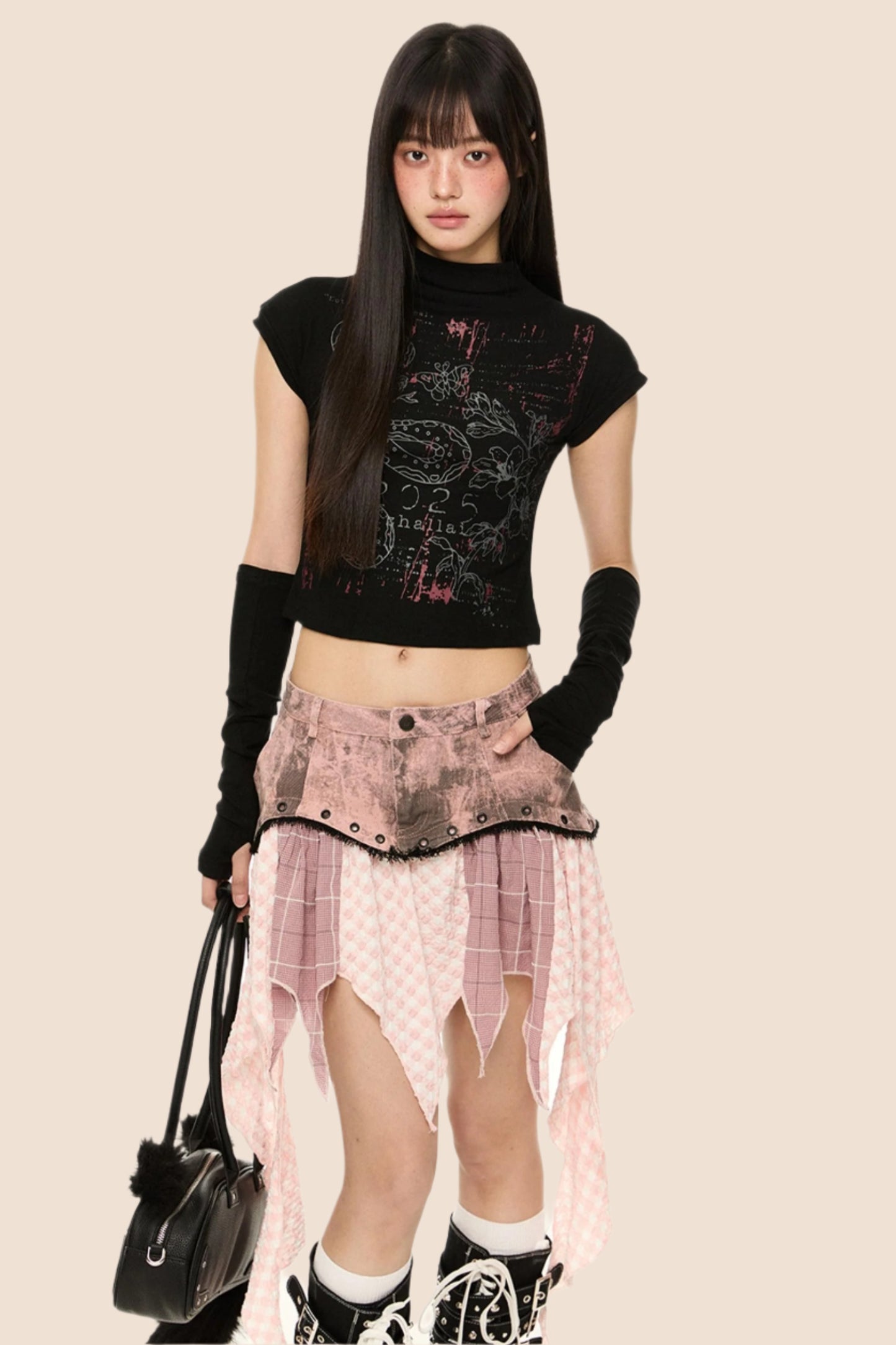 Slim Fit Short Sleeve Crop Tee