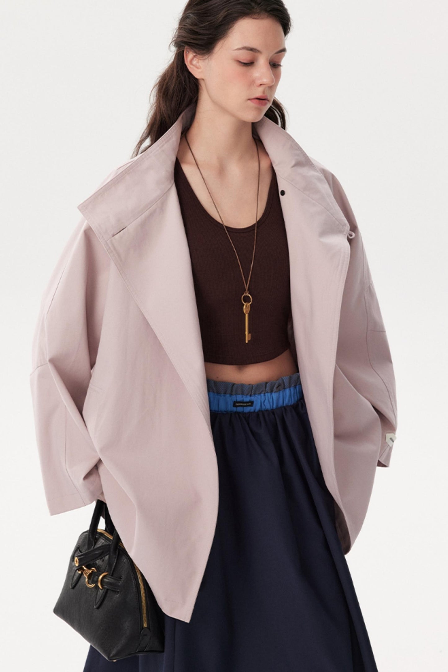 French Pink Trench Coat