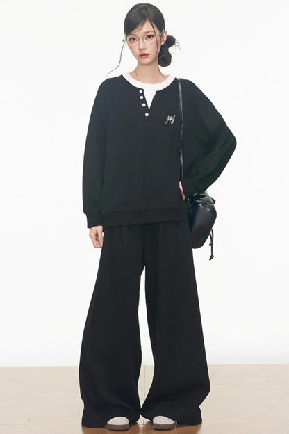 Gray Sweatshirt Set-Up