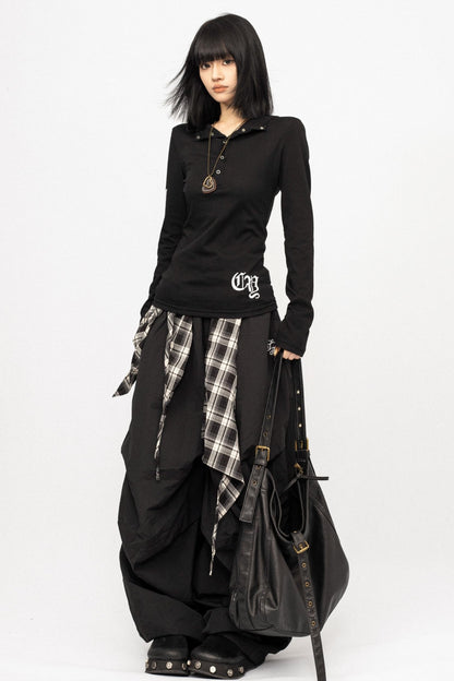 Retro Slim Sunscreen Smock Top