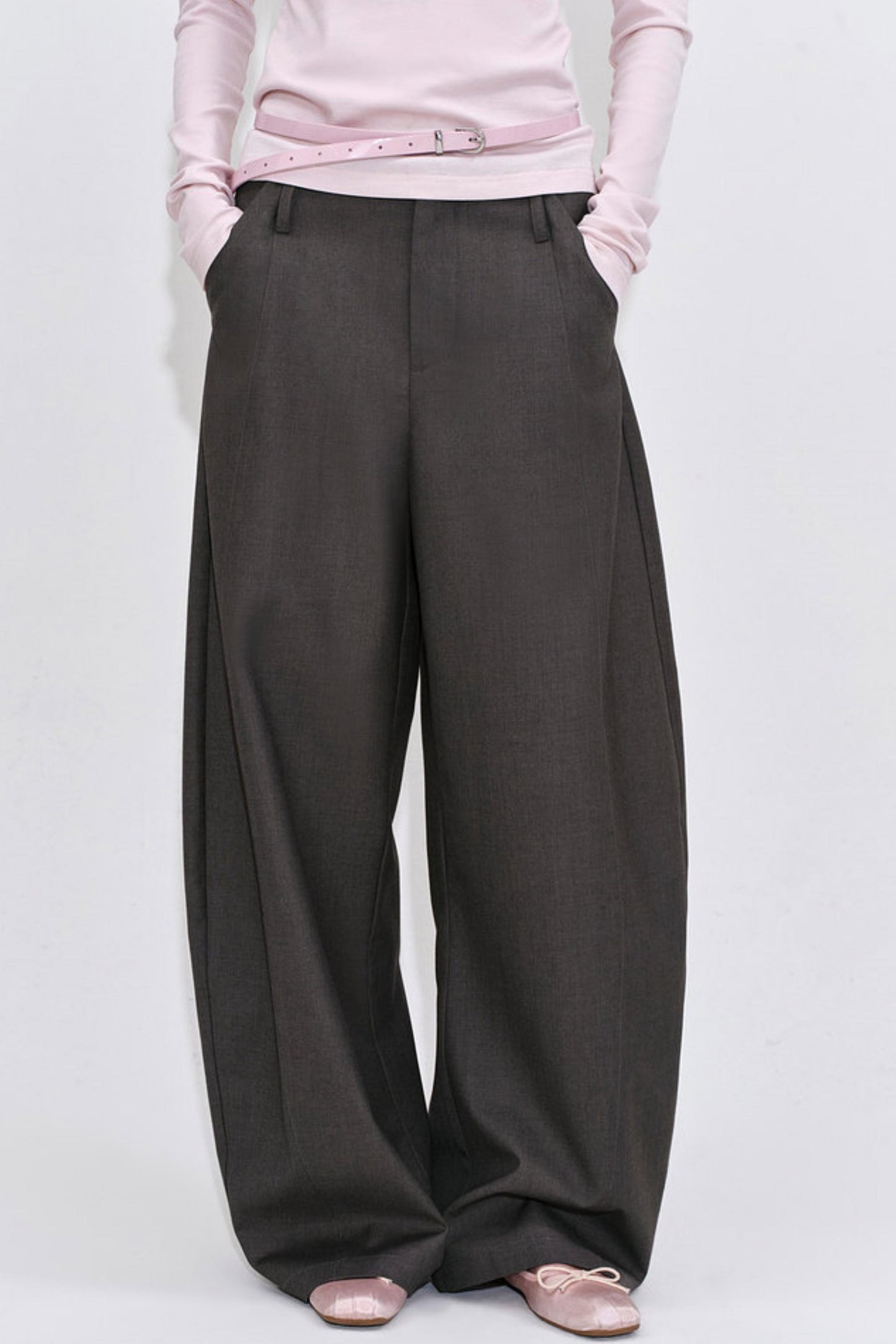 Scimitar Gray Drape Pants