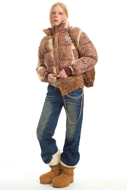 Retro Leopard Cotton Jacket