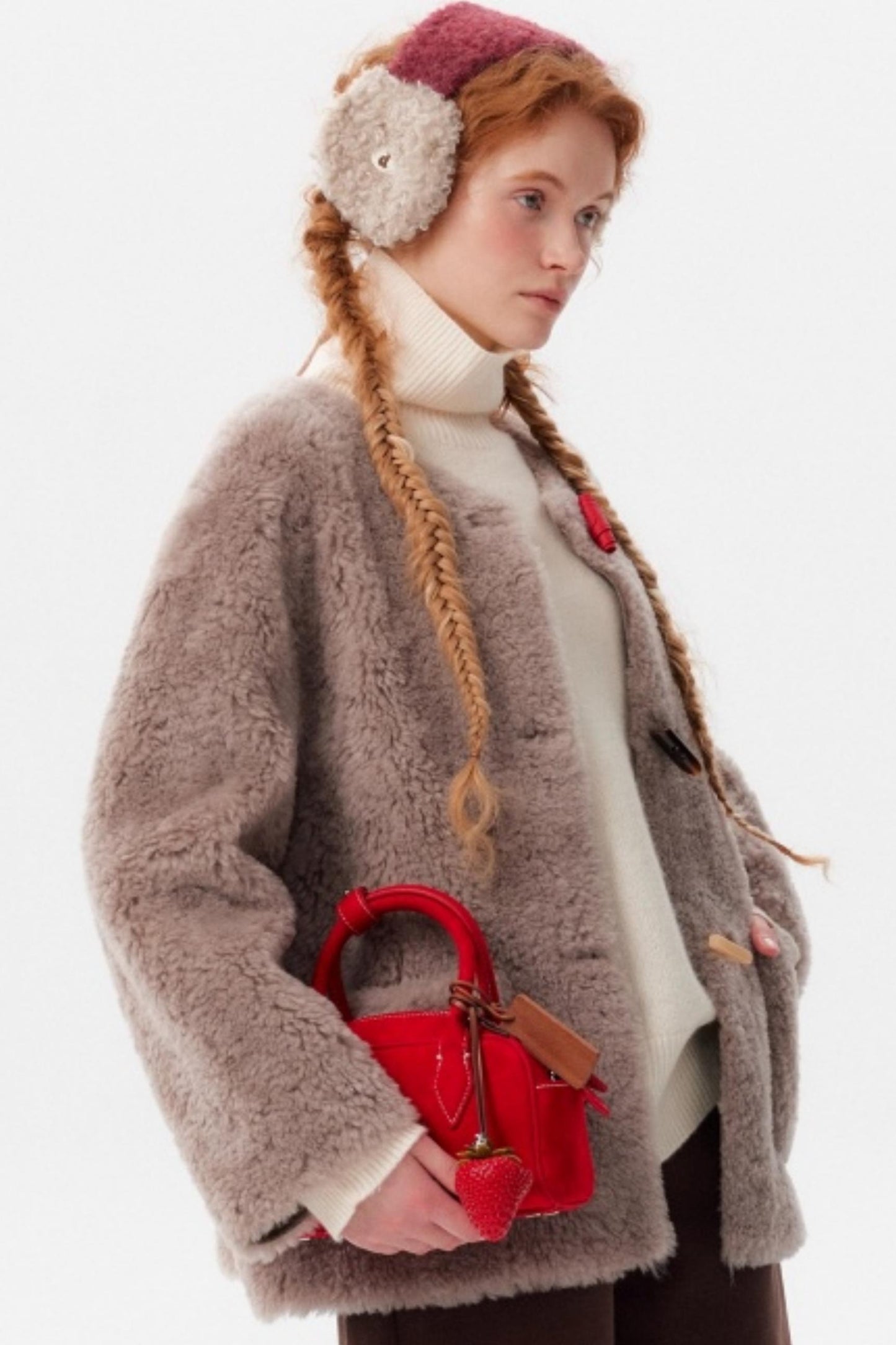 Winter Wool Lace-Up Earmuffs