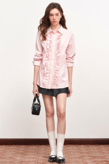 Lotus Lace Long-Sleeved Shirt
