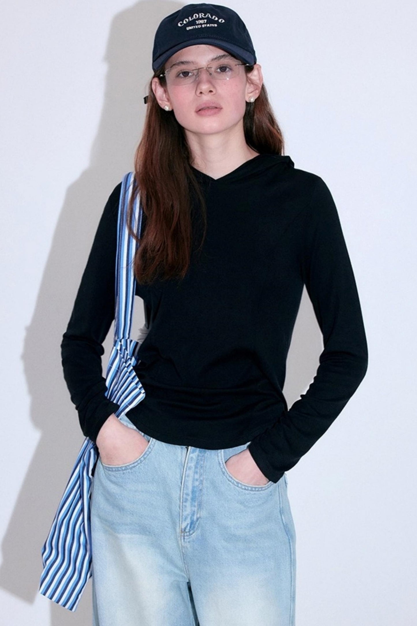 Fashionable Hooded T-Shirt