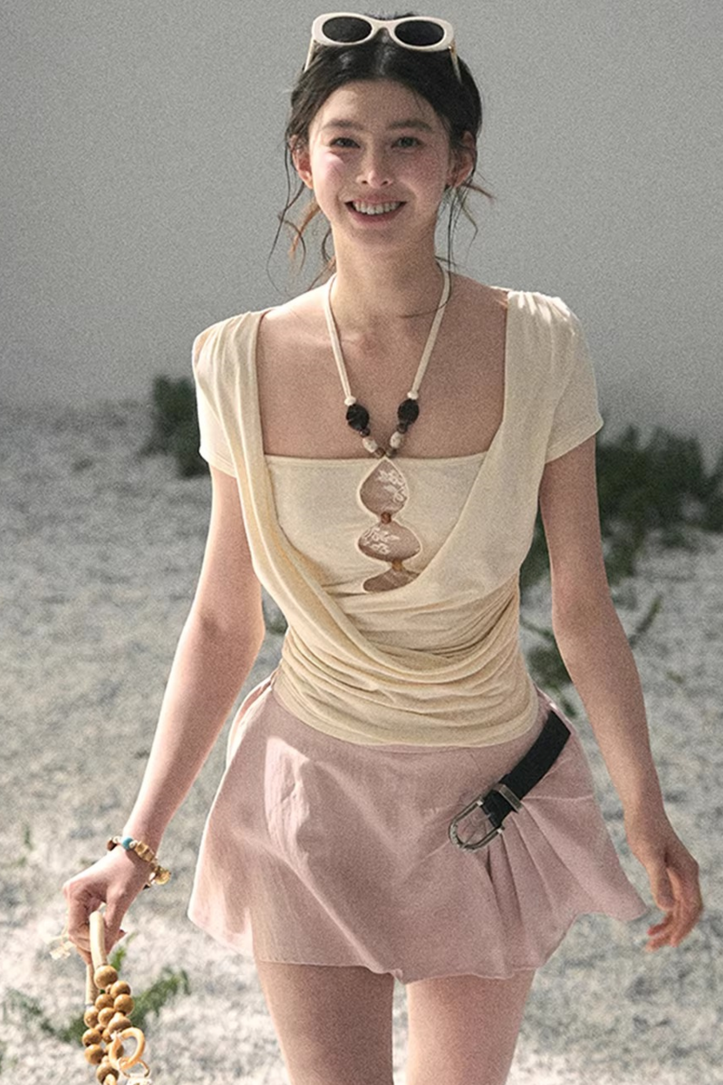 Warm Jade Halter Top
