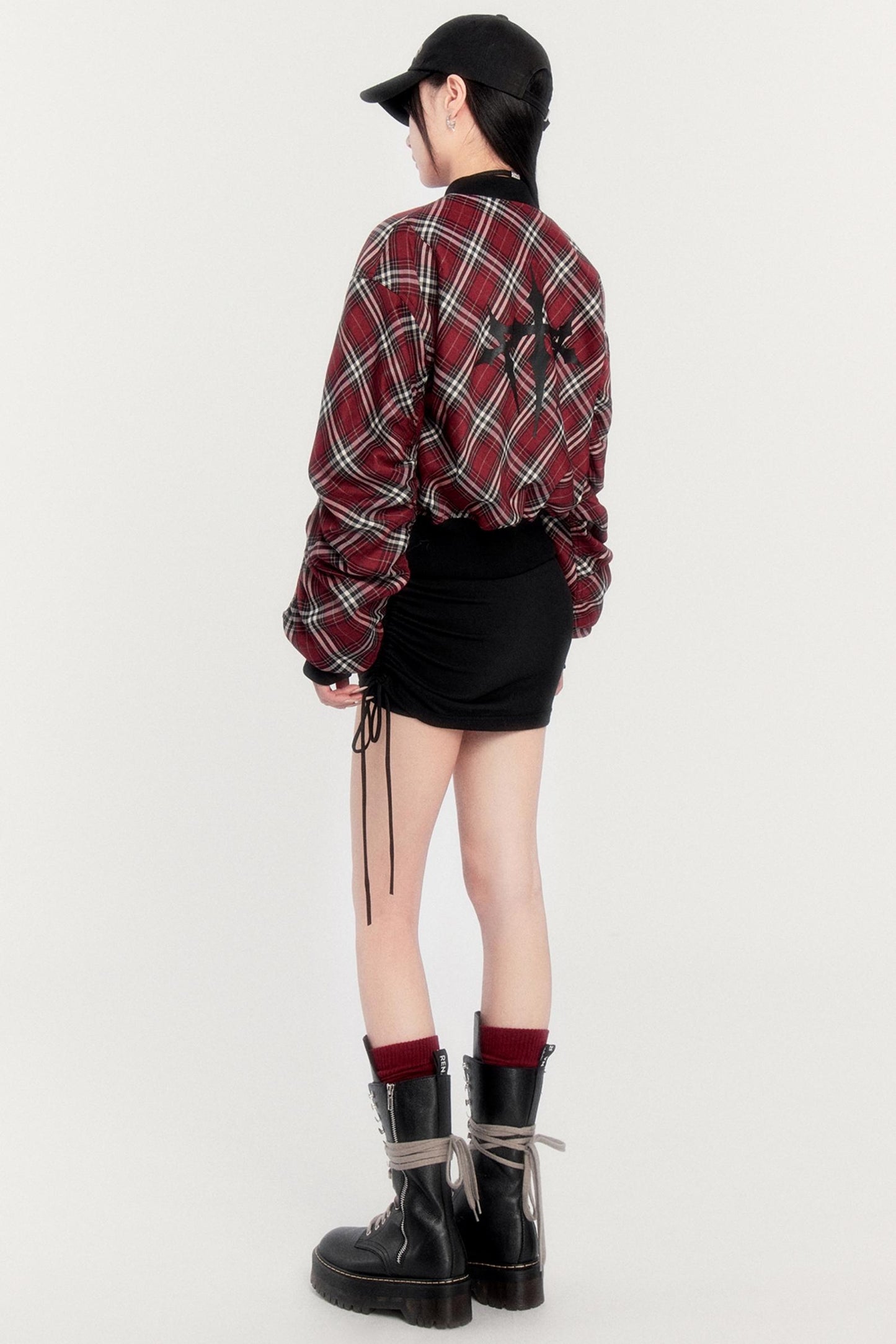 Reversible Plaid Plush Jacket