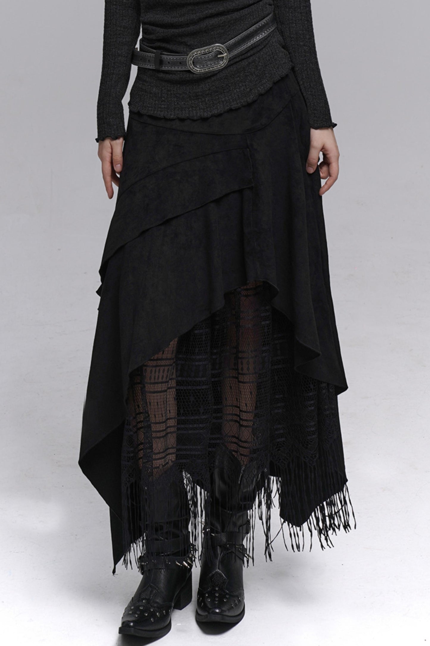 Black A-Line Skirt