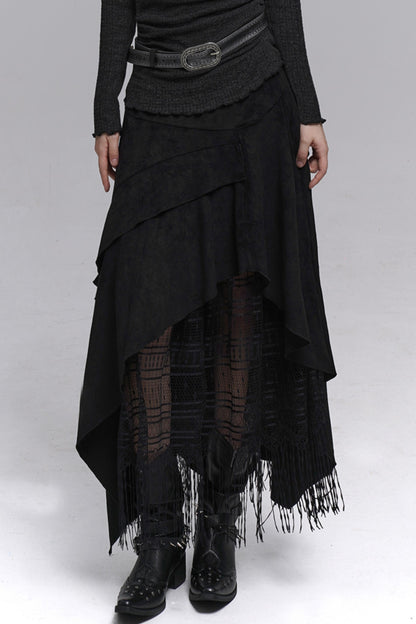 Black A-Line Skirt