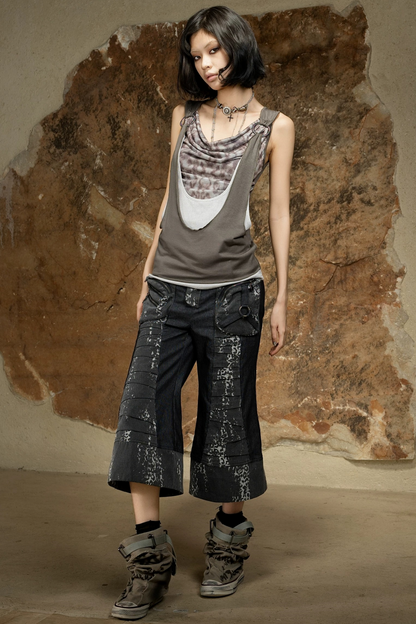 Asymmetrical Retro Vest